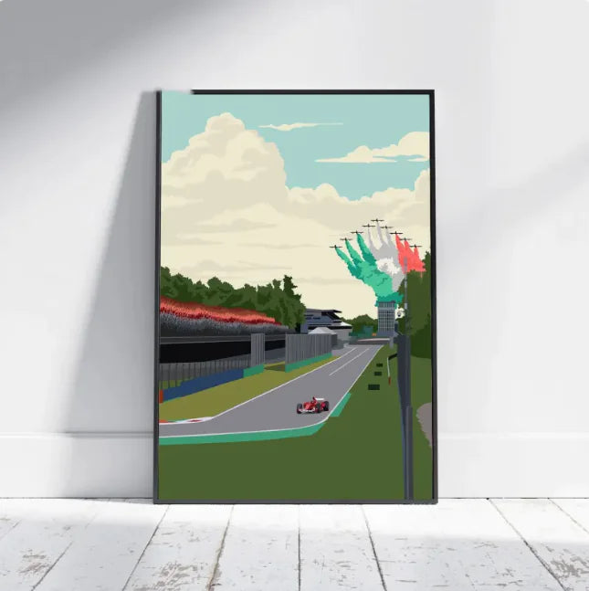 F1 Racing Canvas Art Print