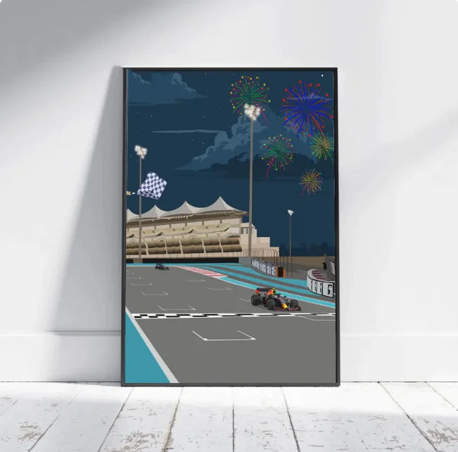 F1 Racing Canvas Art Print